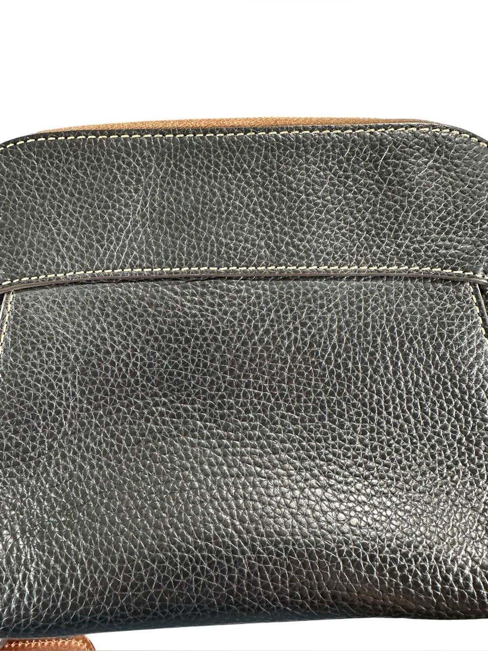 Dooney & Bourke Black Pebble Grain Leather Crossbody Bag Purse Vintage - Picture 6 of 16